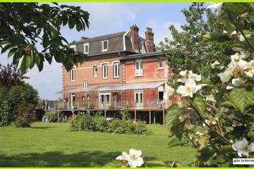 Gîte pour 5 personnes, avec jardin ainsi que jacuzzi et balcon à Friville-Escarbotin