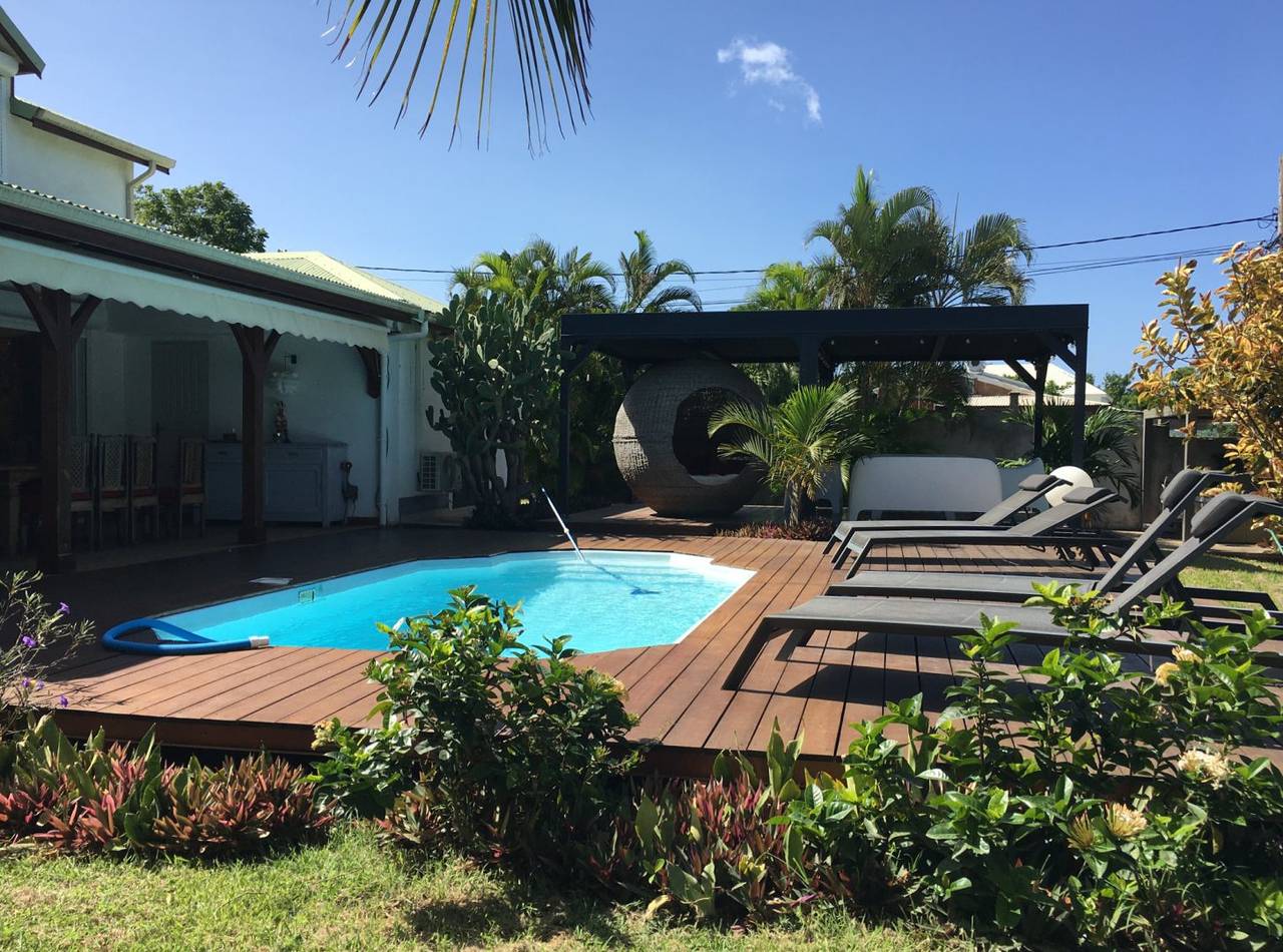 Villa Medusa, piscine privée, spa, à Malendure in Bouillante, Guadeloupe