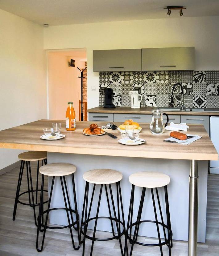 Maison de vacances pour 6 personnes, avec jardin et piscine