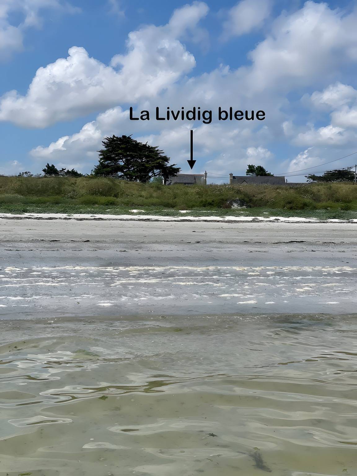 La Lividig Bleue: Casa frente al mar con acceso directo a la playa in Brignogan-Plage, Región de Brest