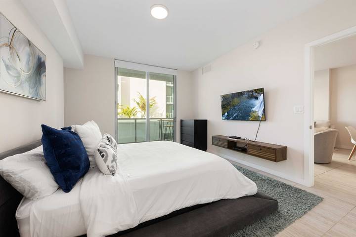 Apartamento entero, Apartamento de vacaciones para 4 personas con balcón in Miami, Florida