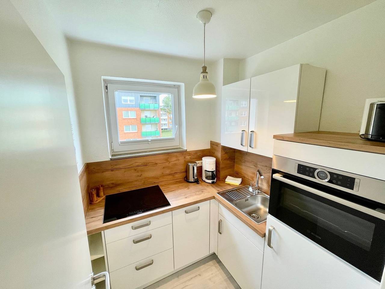 Ganze Wohnung, Komfortables Apartment mit Balkon und Gartenblick nahe Strand in Westerland in Westerland, Sylt (Gemeinde)