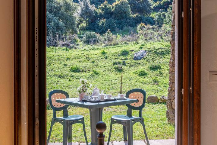 Hel lejlighed, Double Room with Pool, Mountain View, Shared Pool, and Air Conditioning in Tergu, Sassari Provinsen