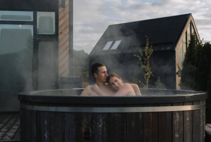 Ferienhaus für 7 Personen, mit Ausblick und Sauna sowie Garten, mit Haustier - 1