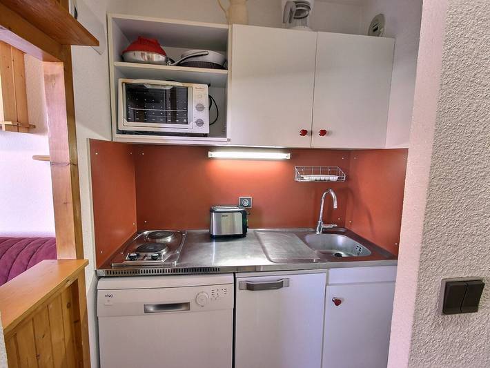 Gîte pour 4 personnes, avec balcon dans Station De Peisey Vallandry - 4
