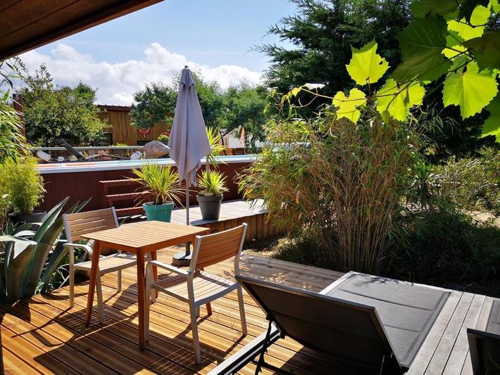 Gîte pour 3 personnes, avec jacuzzi ainsi que jardin et piscine à Vensac - 3