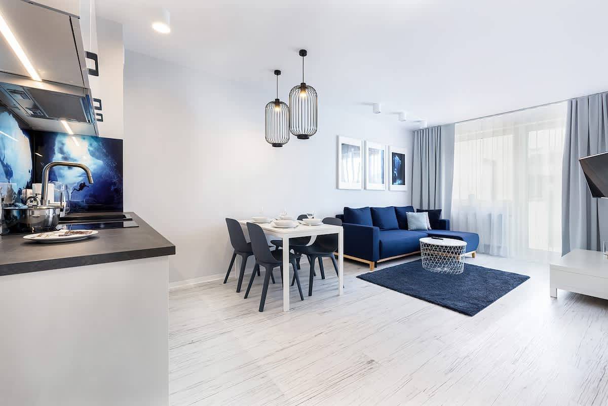 Geheel appartement, Seaside Apartment | 400 m to the Beach, Gym, Balcony in Kołobrzeg, Baltic Sea Pomerania