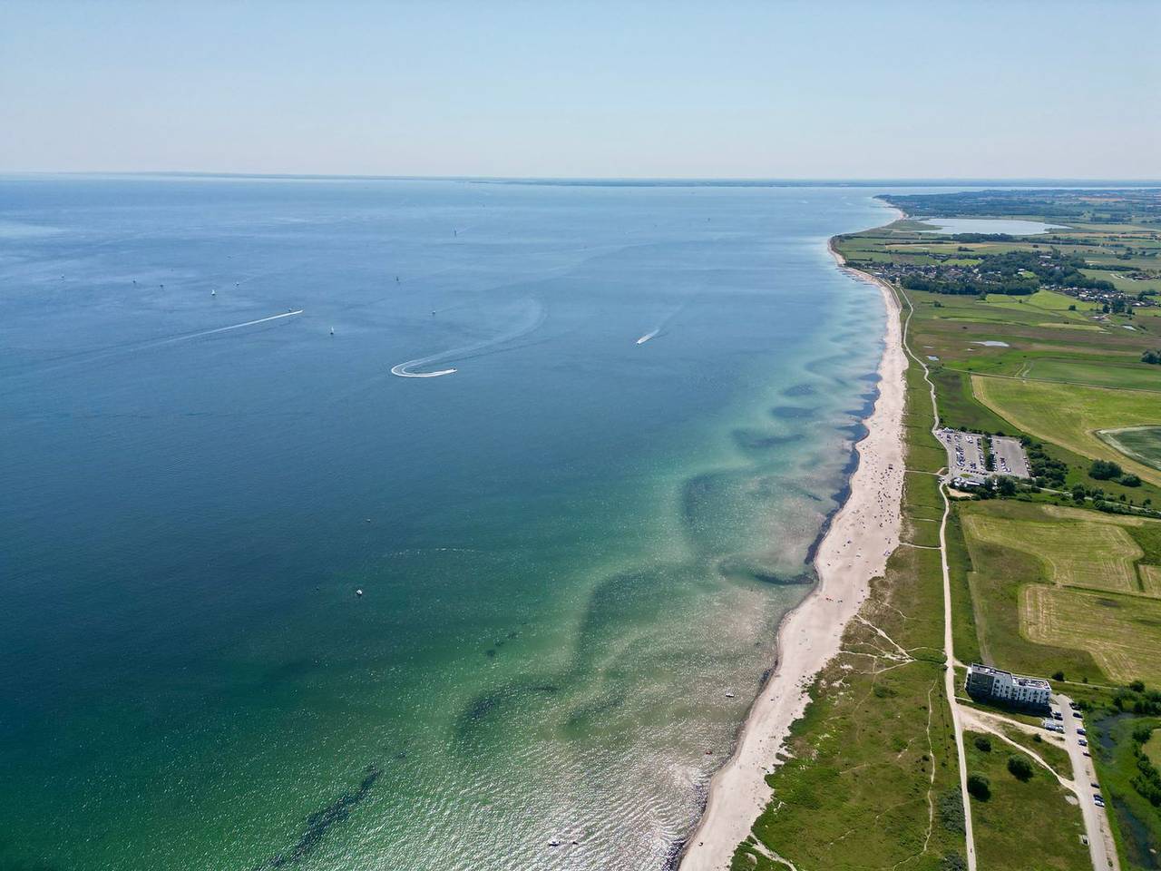 Ganze Wohnung, Strandnahe Ferienwohnung "Meerglück" Meerblick, Sauna, Whirlpool-Badewanne in Olpenitz, Kappeln