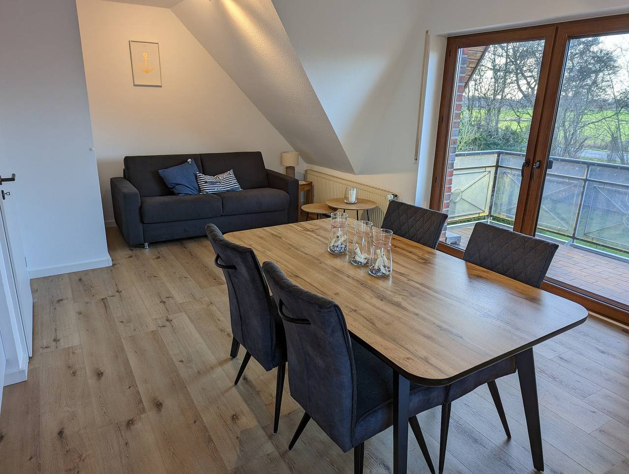 Appartement entier, Appartement 'Am Meer Nordsee' avec jardin commun, balcon et Wi-Fi in Horumersiel, Wangerland