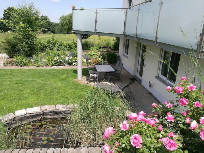Ferienwohnung für 4 Personen, mit Balkon/Terrasse und Terrasse sowie Sauna in Altmühlsee - 2