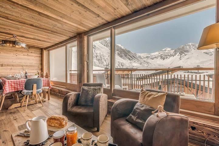 Gîte pour 8 personnes, avec balcon/terrasse dans Office De Tourisme De Tignes Le Lac