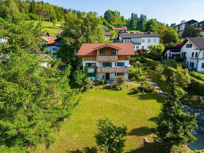 Ferienwohnung für 4 Personen, mit Ausblick und Balkon sowie Garten in Hopfen am See - 2