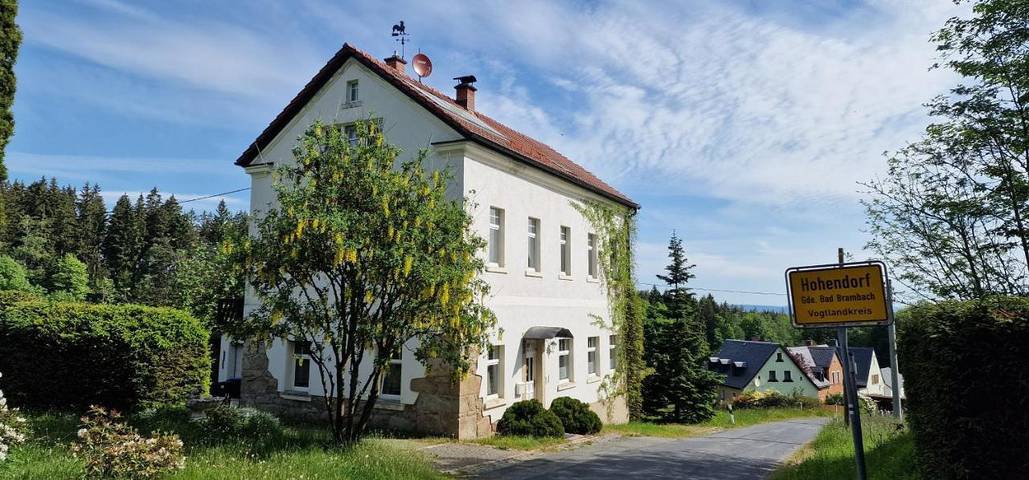 Ferienwohnung für 4 Personen, mit Terrasse und Garten sowie Ausblick in Bad Brambach - 2