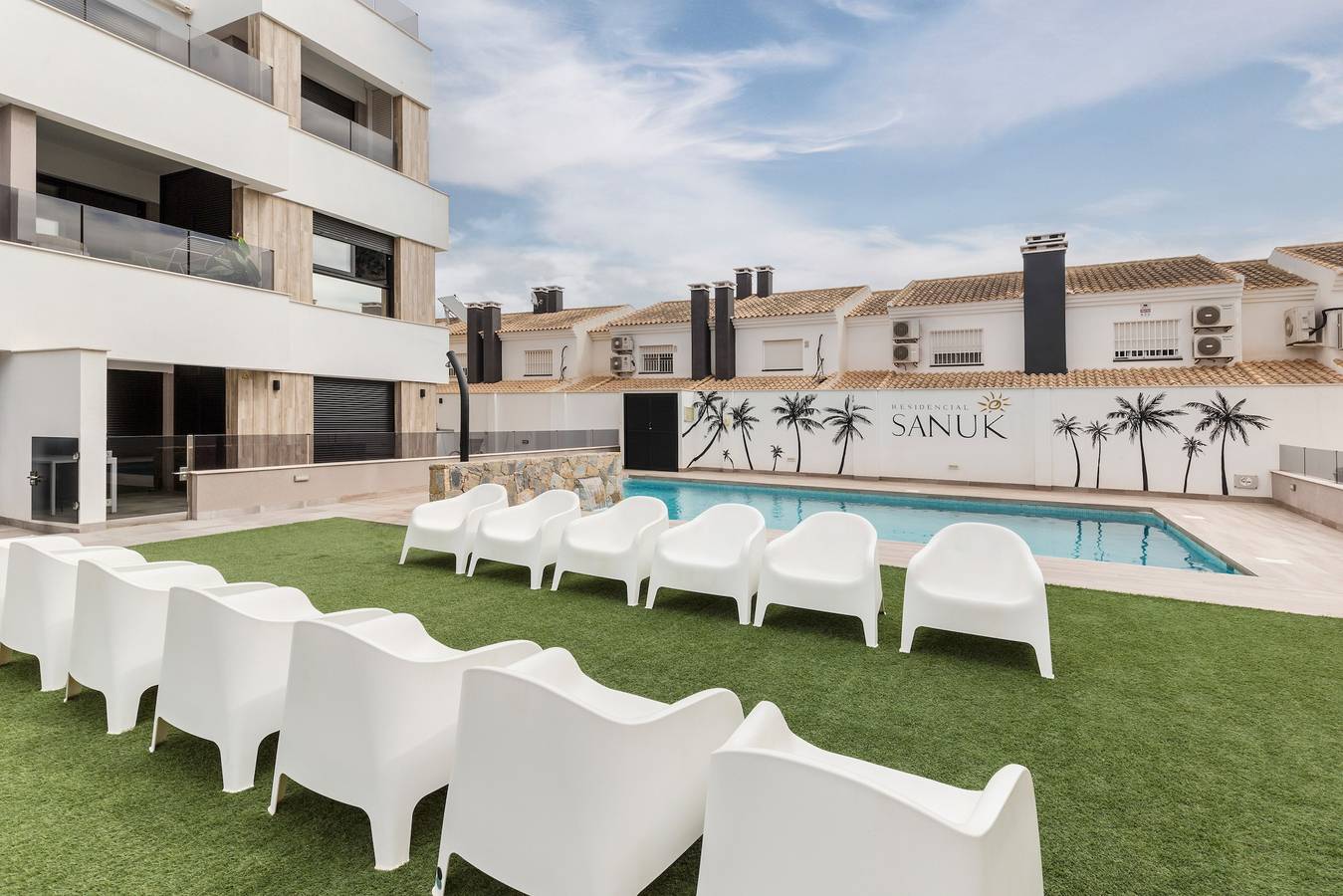 Ganze Wohnung, Ferienwohnung "Senika" mit Bergblick, Gemeinschaftspool & Wlan in Santiago de la Ribera, San Javier