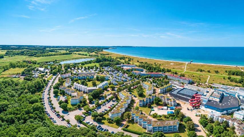 Ferienhaus für 2 Personen, mit Balkon und Whirlpool sowie Kinderpool und Sauna
