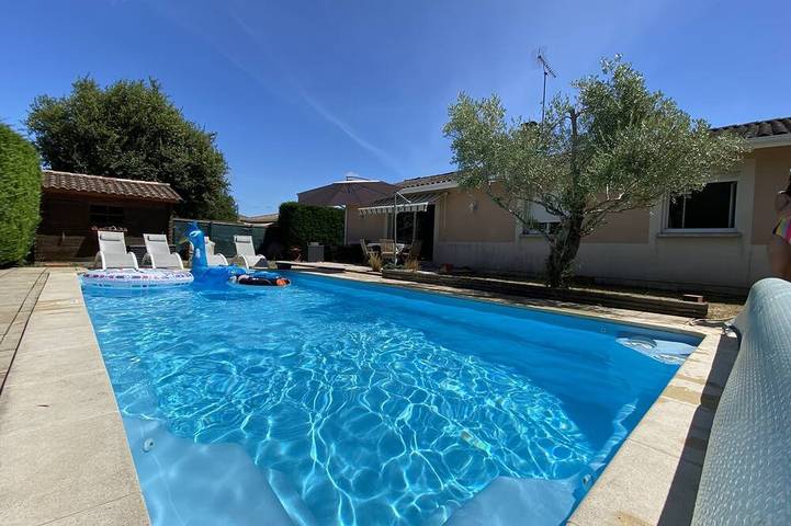 Maison de vacances pour 8 personnes, avec jardin et terrasse, animaux acceptés à Arès