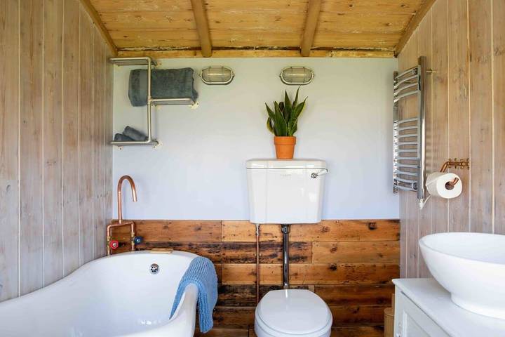 Unique & Comfy Remodelled Railway Carriage in Earnley, West Sussex