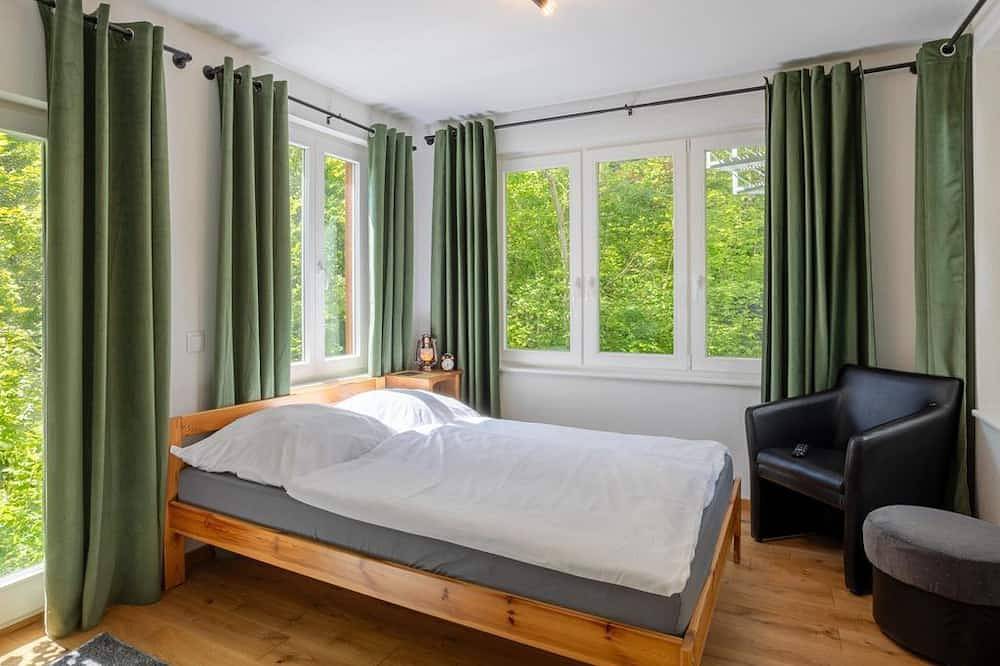 Doppelzimmer mit Wandverzierung - Museumsbahnhof Ahütte, foto 8
