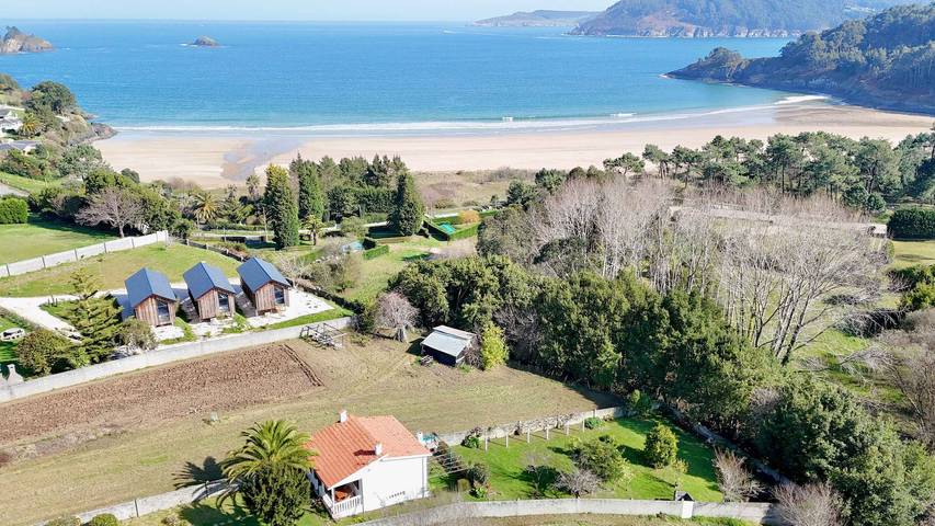 Cabaña de madera para 4 personas, con Vistas al mar y Jardín en Provincia de Lugo - 3
