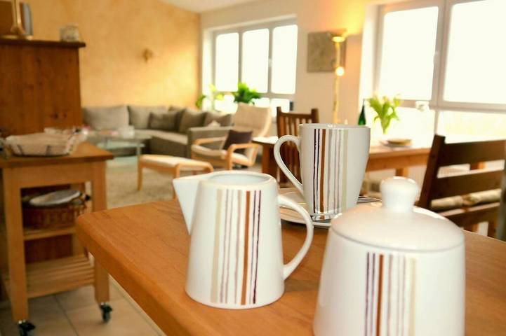 Ferienwohnung für 4 Personen, mit Garten und Sauna in Bullay