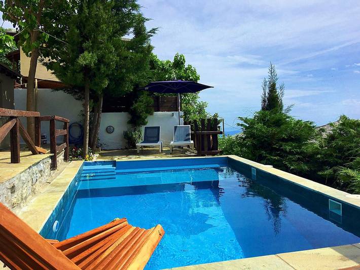 Ferienhaus für 6 Personen, mit Meerblick und Terrasse sowie Garten und Pool am Pilion - 4