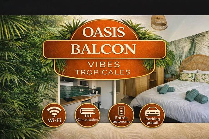Appartement de vacances pour 2 personnes, avec Balcon et Terrasse