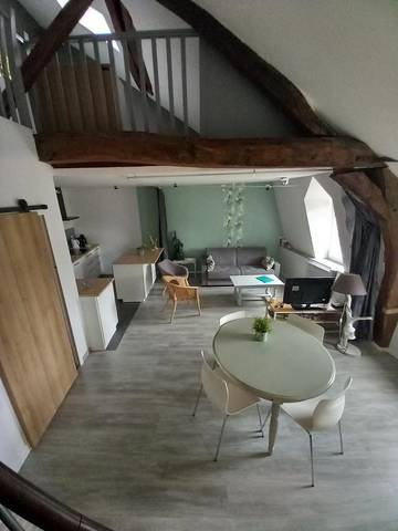 Gîte pour 4 personnes, avec vue, animaux acceptés dans Château du Clos Lucé
