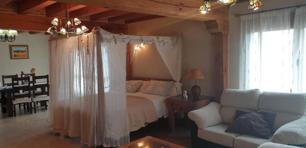 Casa rural con piscina para 11 personas, con piscina además de jardín y vistas, Se admiten mascotas en Comarca de Sepúlveda - 3