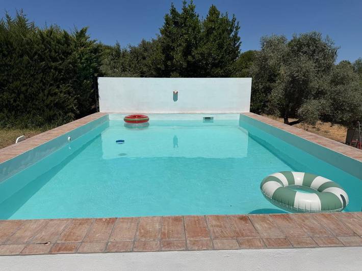 Ferienhaus für 6 Personen, mit Terrasse und Garten sowie Pool und Ausblick