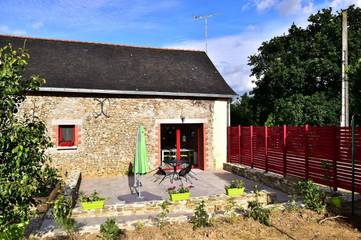 Gîte pour 4 personnes, avec terrasse et jardin, animaux acceptés dans Maine-et-Loire