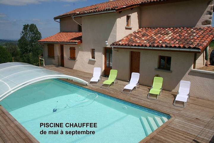 Gîte pour 12 personnes, avec Terrasse et Jardin