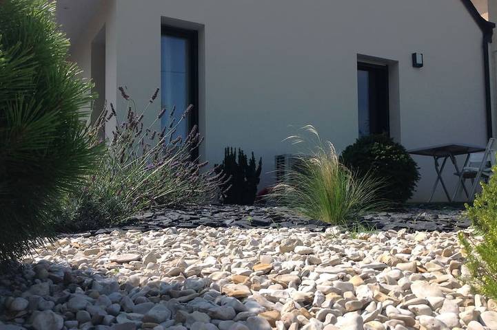Appartement de vacances pour 3 personnes, avec jardin