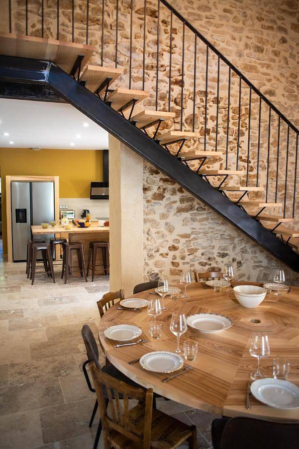 Location de vacances pour 10 personnes, avec jardin ainsi que balcon et piscine à Saint-André-d'Olérargues - 3