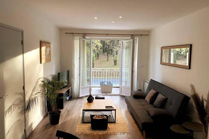 Appartement de vacances pour 4 personnes, avec Balcon et Terrasse ainsi que Jardin et Vue