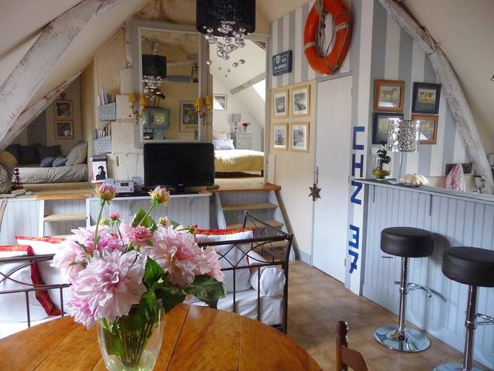 Location de vacances pour 2 personnes, avec Terrasse à Chouzé-sur-Loire