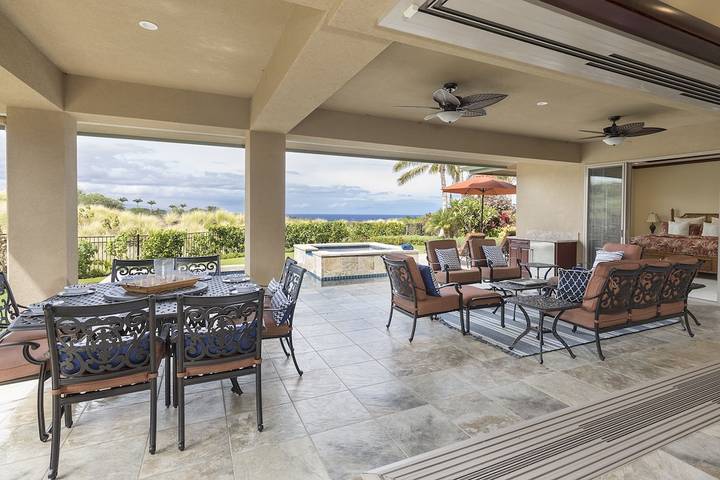Villa for 8 people, with hot tub and yard on the Island of Hawaii