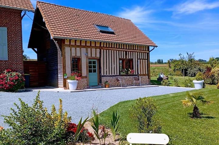 Gîte pour 2 personnes, avec jardin à Saint-Martin-du-Bec