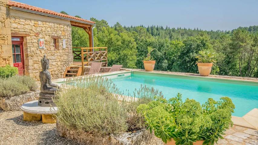 Location de vacances pour 4 personnes, avec piscine et jardin à Montcabrier - 2