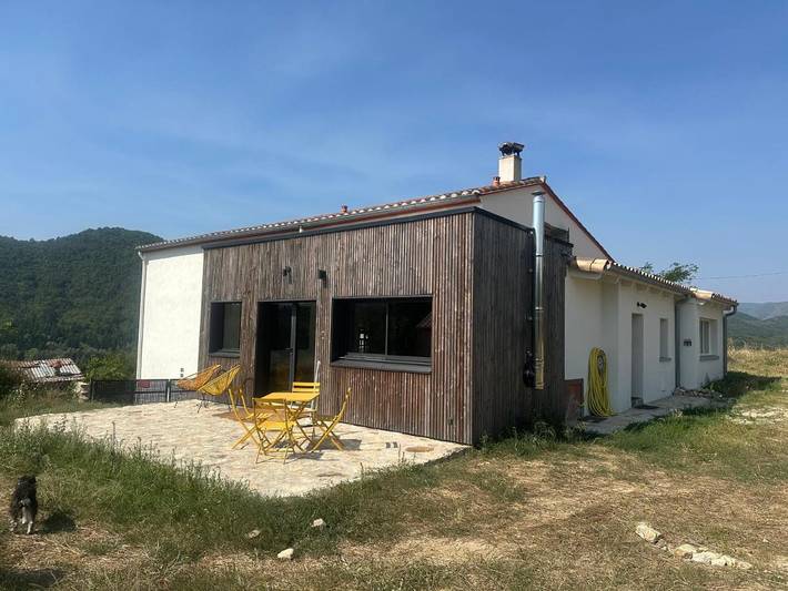 Maison de vacances pour 8 personnes, avec vue et jardin