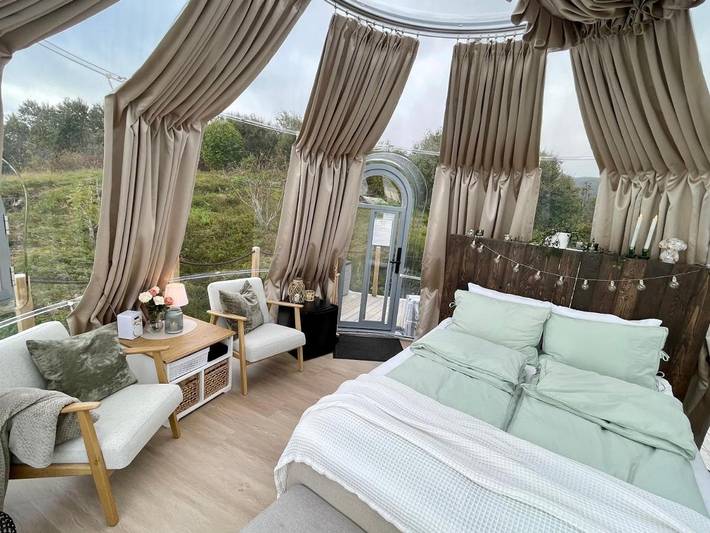 Zelt für 2 Personen, mit Terrasse und Ausblick in Fræna - 4