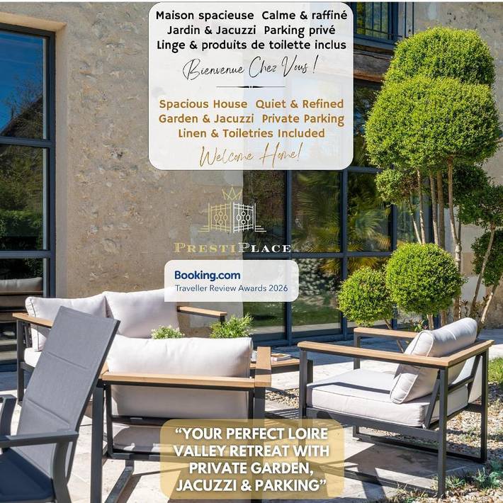 Location de vacances pour 9 personnes, avec jacuzzi et jardin à Dame-Marie-les-Bois