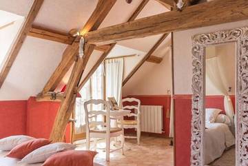 Maison d’hôte pour 2 personnes, avec jardin ainsi que terrasse et vue dans Vieux-Château