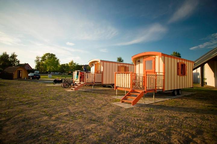Bungalow für 3 Personen, mit Terrasse und Ausblick in Kröpelin