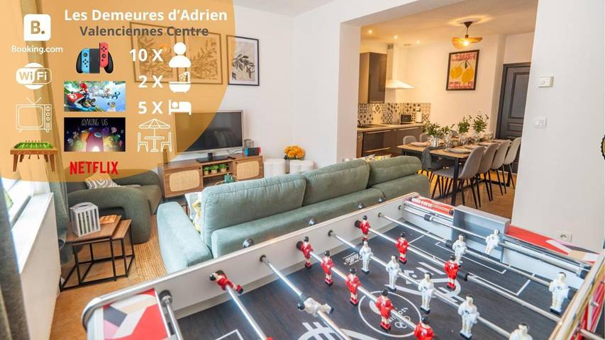 Villa pour 10 personnes, avec terrasse