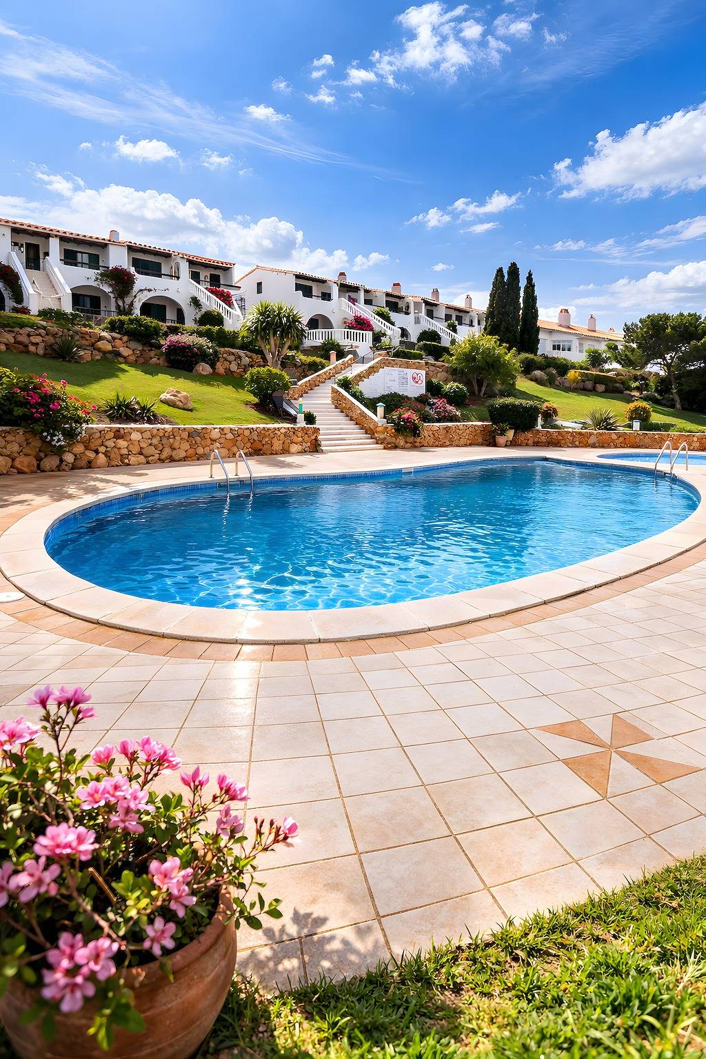 Ganze Wohnung, Ferienwohnung 'Costa Arenal - Biniplaya' mit Meerblick, privatem Pool & Terrasse in Arenal d'en Castell, Es Mercadal