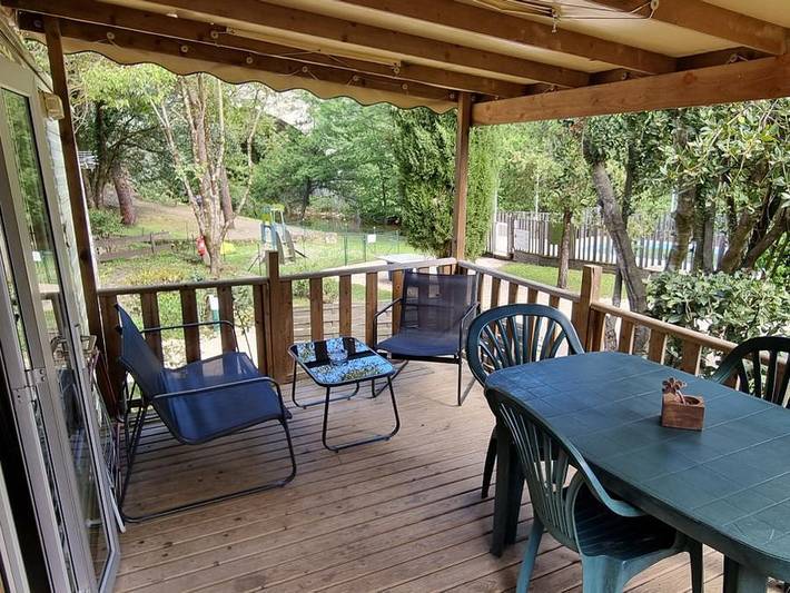 Mobil home pour 4 personnes, avec bassin pour enfant à Saint-Jean-de-Valériscle - 3