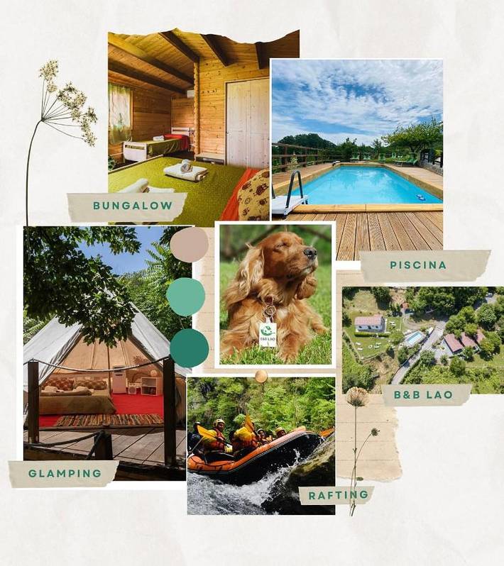 Casa vacanza per 3 persone, con Balcone e Terrazza nonché Giardino e Piscina a Papasidero