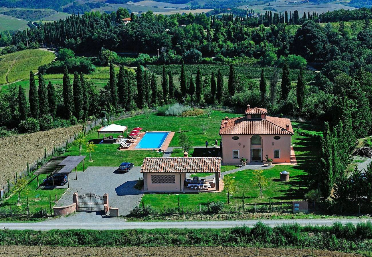 Villa Insoglio in Peccioli, Pisa Provinz