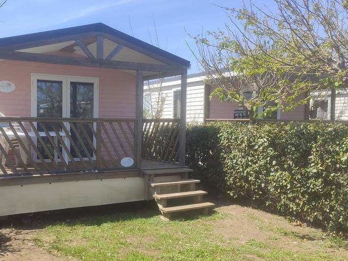 Camping Méditerranée Plage - Mobilheim 6 personen - Hithome Ti - 30m² - 2 Schlafzimmer in Portiragnes Plage, Vias