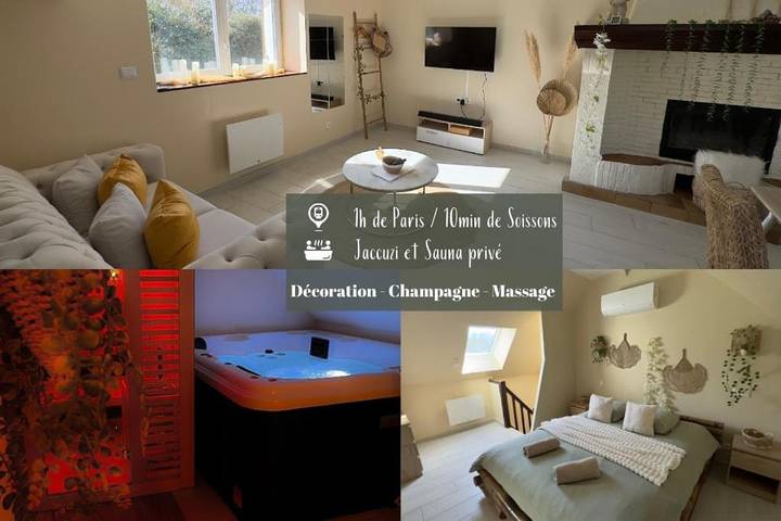 Appartement de vacances pour 2 personnes, avec jardin ainsi que jacuzzi et sauna